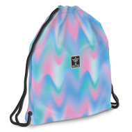 Ars Una: Glowee sac de gimnastică pentru adolescenți, sac sport 37,5x46 cm