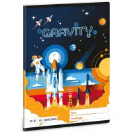 Ars Una: Gravity astronaut caiet cu pătrățele A/5