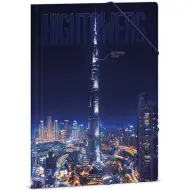 Ars Una: Hightower-Burjkhalifa mapă A/4 cu elastic