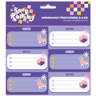 Ars Una: Keep Rolling etichete pentru caiete ambalate 3x6 buc