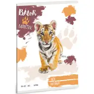 Ars Una: Lăbuțe Curajoase - Caiet simplu cu tigru, format A/5, 20-32