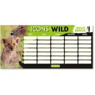 Ars Una: Máté Bence Icons of the Wild-Lions orar săptămânal cu o singură foaie, față-verso