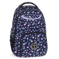 Ars Una: Navy bloom AU-6 geantă școlară, rucsac 34x45x26 cm