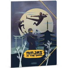 Ars Una: Ninjas in the dark mapă cu elastic A/4