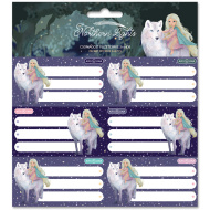 Ars Una: Northern Lights etichete pentru caiete ambalate 3 x 6 buc.