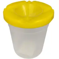 Ars Una: Pahar pentru spălat pensule, culoare galbenă