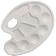 Ars Una: Paletă de vopsea cu 6 găuri rotunde și 4 găuri pătrate