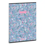 Ars Una: Pearl Blossom caiet albastru cu linii și capsă extra A/4