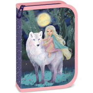 Ars Una: Penar pliabil „Aurora Boreală”, umplut, 13x19x4 cm