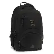 Ars Una: Rucsac ergonomic pentru școală din material Cordura negru, 33x45x24 cm