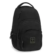 Ars Una: Rucsac școlar Cordura Black AU-2, 32x46x22cm