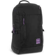 Ars Una: Rucsac școlar Cordura pentru fete, negru-violet AU-17 32x47x18 cm