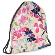 Ars Una: Rucsac sport pentru adolescenți, cu flori Beach flowers, 37,5x46 cm