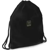 Ars Una: Sacoșă de sport pentru adolescenți, culoare negru jet, 37,5x46 cm