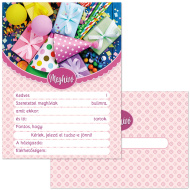 Ars Una: Set de 10 invitații cu plic