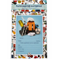 Ars Una: Set sportiv de 10 invitații cu plic