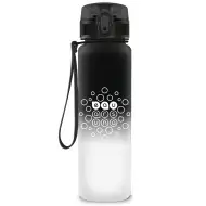 Ars Una: Sticlă alb-negru fără BPA cu gradient de culoare 600 ml