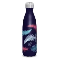 Ars Una: Sticlă metalică cu perete dublu Feather Dark 500ml