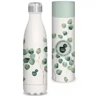 Ars Una: Sticlă metalică cu pereți dubli Botanic Leaf în cutie decorativă 500ml