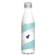 Ars Una: Sticlă metalică cu pereți dubli, dungi, 500 ml