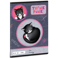 Ars Una: Think Pink A/5 caiet cu foi albe 20-32