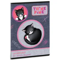 Ars Una: Think Pink caiet pentru teme, 38 file, A5