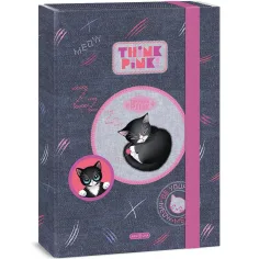 Ars Una: Think Pink cutie drăguță cu pisici pentru caiete A/4