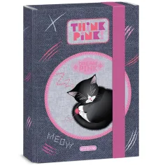 Ars Una: Think Pink cutie drăguță cu pisicuțe pentru caiete A5