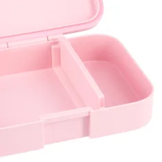 Ars Una: Think Pink cutie pentru gustări compartimentată cu pisici 15,3×21,6×5,2 cm imaginea 2