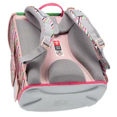 Ars Una: Think Pink, ghiozdan școlar compact ergonomic cu închidere magnetică, rucsac 33x41x24 cm imaginea 3