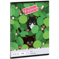 Ars Una: Think pink caiet simplu cu pisică, A/5, 20-32