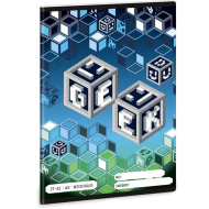 Ars Una: caiet pătrățat cu model geek gamer A/5 27-32