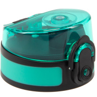 Ars Una: capac pentru bidon cu închidere de siguranță, turcoaz, pentru bidon de 600 ml