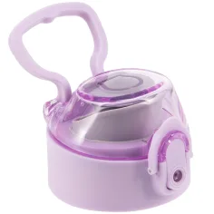 Ars Una: capac pentru bidon metalic „Beach Flowers” - mov, pentru 700 ml