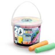 Ars Una: cretă jumbo pentru asfalt, set de 20 de bucăți