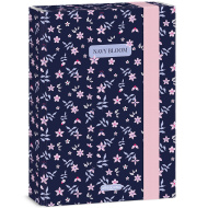 Ars Una: cutie pentru caiete A/5 Navy Bloom cu model floral