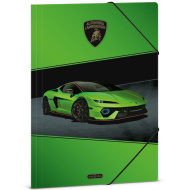 Ars Una: dosar Lamborghini verde cu elastic, format A4