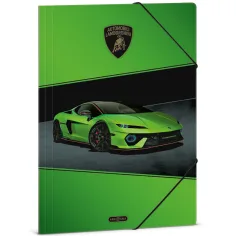Ars Una: dosar Lamborghini verde cu elastic, format A4