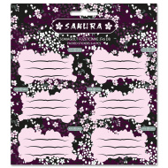 Ars Una: etichete pentru caiete Sakura, ambalate 3x6 buc.
