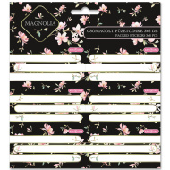 Ars Una: etichete pentru caiete cu flori de magnolie, ambalate, 3x6 buc.
