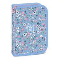 Ars Una: penar pliabil „Pearl Blossom” albastru, umplut, 12,8x19,3x3,6 cm