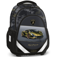 Ars Una: rucsac școlar anatomic Lamborghini Sian 33×43×22 cm