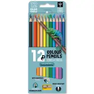 Ars Una: set de creioane colorate triunghiulare în 12 culori cu ascuțitoare