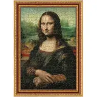 ArtFrame: Leonardo Da Vinci - Mona Lisa puzzle de 500 piese cu ramă - Trefl