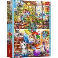 Arta picturii puzzle 2x500 de piese - Trefl
