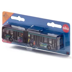 Autobuz articulat urban SIKU albastru 1/55 imaginea 4