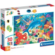 Aventuri subacvatice puzzle supercolor 30 de piese - Clementoni