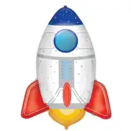 Balon din folie în formă de rachetă spațială, 77 cm