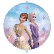 Balon folie cu model Elsa și Anna din Frozen 2, 46 cm