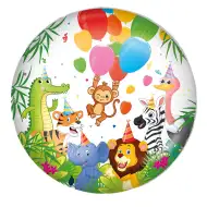 Balon folie pentru ziua de naștere - Model vesel cu animale 46cm